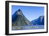 Cruise Ship Passing Through Milford Sound, Fiordland National Park, South Island-Michael Runkel-Framed Photographic Print