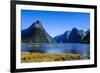 Cruise Ship Passing Through Milford Sound-Michael-Framed Photographic Print