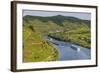 Cruise Ship Passing Through the Riverbend in Bremm-Michael Runkel-Framed Photographic Print