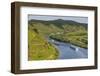 Cruise Ship Passing Through the Riverbend in Bremm-Michael Runkel-Framed Photographic Print