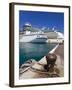 Cruise Ships at Prince George Wharf, Nassau, New Providence Island, Bahamas, West Indies-Richard Cummins-Framed Photographic Print