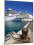Cruise Ships at Prince George Wharf, Nassau, New Providence Island, Bahamas, West Indies-Richard Cummins-Mounted Photographic Print