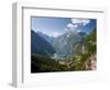 Cruise Ships, Geirangerfjord, Western Fjords, Norway-Peter Adams-Framed Photographic Print