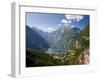 Cruise Ships, Geirangerfjord, Western Fjords, Norway-Peter Adams-Framed Photographic Print