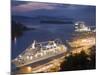 Cruise Ships in Port, Dubrovnik, Dalmatia, Croatia, Adriatic, Europe-Martin Child-Mounted Photographic Print
