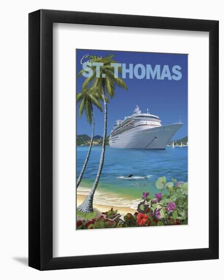 Cruise St. Thomas-Kem Mcnair-Framed Art Print