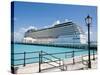 Cruise Terminal in the Royal Naval Dockyard, Bermuda, Central America-Michael DeFreitas-Stretched Canvas