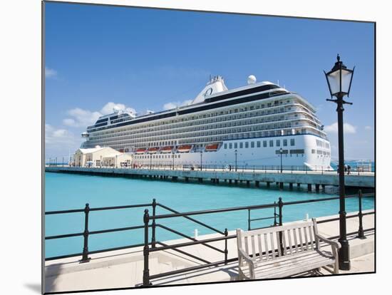 Cruise Terminal in the Royal Naval Dockyard, Bermuda, Central America-Michael DeFreitas-Mounted Photographic Print