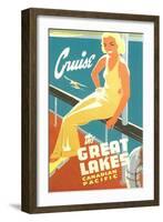 Cruise the Great Lakes-null-Framed Art Print