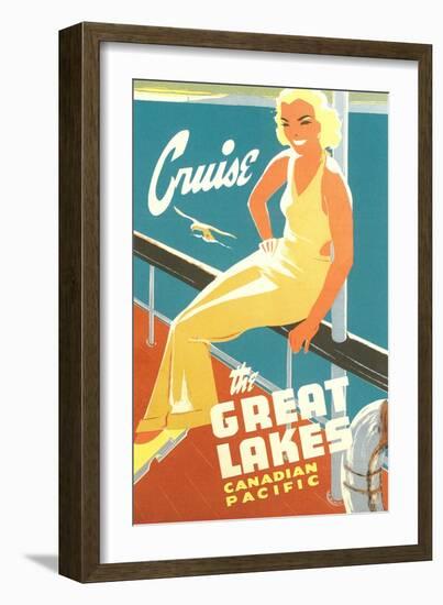 Cruise the Great Lakes-null-Framed Art Print