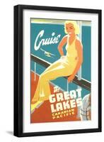 Cruise the Great Lakes-null-Framed Art Print