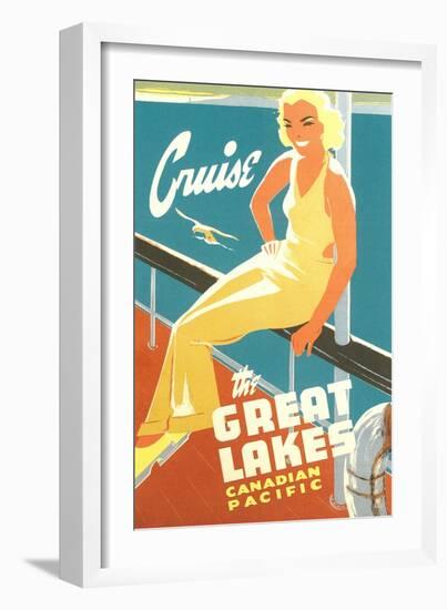 Cruise the Great Lakes-null-Framed Art Print