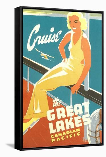 Cruise the Great Lakes-null-Framed Stretched Canvas