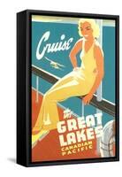 Cruise the Great Lakes-null-Framed Stretched Canvas