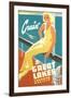 Cruise the Great Lakes-Found Image Press-Framed Giclee Print