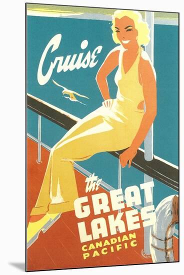 Cruise the Great Lakes-Found Image Press-Mounted Giclee Print