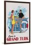 Cruise to Grand Turk Vintage Poster-Lantern Press-Framed Art Print