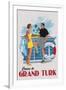 Cruise to Grand Turk Vintage Poster-Lantern Press-Framed Art Print