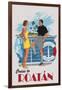 Cruise to Roatan Vintage Poster-Lantern Press-Framed Art Print