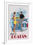 Cruise to Roatan Vintage Poster-Lantern Press-Framed Art Print