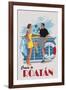 Cruise to Roatan Vintage Poster-Lantern Press-Framed Art Print