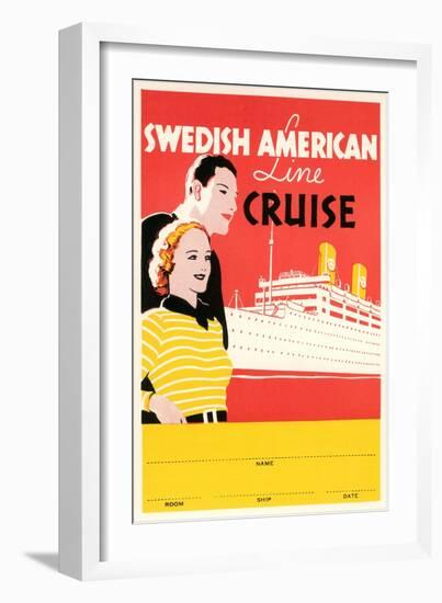 Cruise Travel Poster-null-Framed Art Print