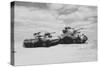 Cruiser and Sherman?, 1943 (B/W Photo)-null-Stretched Canvas