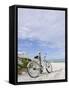 Cruiser Bicycle on the Beach, Miami South Beach, Art Deco District, Florida, Usa-Axel Schmies-Framed Stretched Canvas