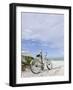 Cruiser Bicycle on the Beach, Miami South Beach, Art Deco District, Florida, Usa-Axel Schmies-Framed Photographic Print