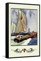 Cruisers and Sailboats-Winslow Homer-Framed Stretched Canvas