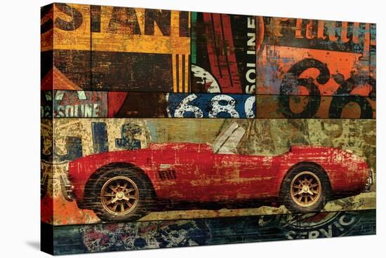 Cruisin on 66 II-Eric Yang-Stretched Canvas