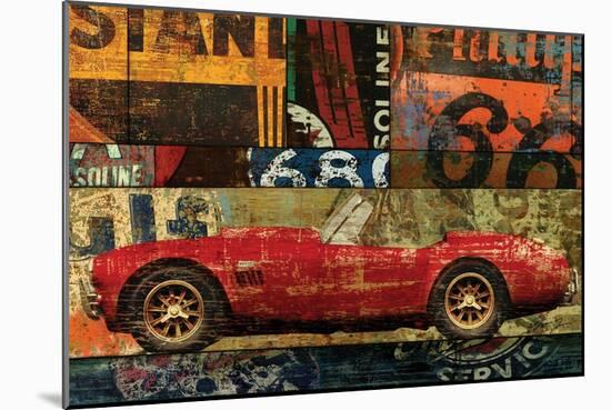 Cruisin on 66 II-Eric Yang-Mounted Art Print