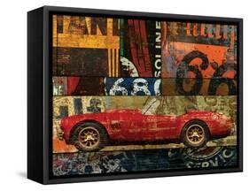 Cruisin on 66 II-Eric Yang-Framed Stretched Canvas