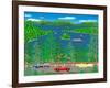 Cruising Lake Tahoe-Mark Frost-Framed Giclee Print