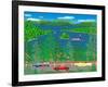 Cruising Lake Tahoe-Mark Frost-Framed Giclee Print