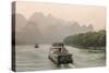 Cruising on the Li River, Guilin, China-Michael DeFreitas-Stretched Canvas