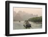 Cruising on the Li River, Guilin, China-Michael DeFreitas-Framed Photographic Print