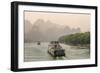 Cruising on the Li River, Guilin, China-Michael DeFreitas-Framed Photographic Print