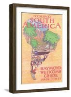 Cruising Round South America-null-Framed Art Print