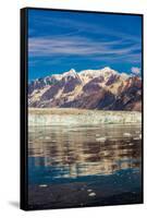 Cruising through Glacier Bay National Park, Alaska, United States of America, North America-Laura Grier-Framed Stretched Canvas