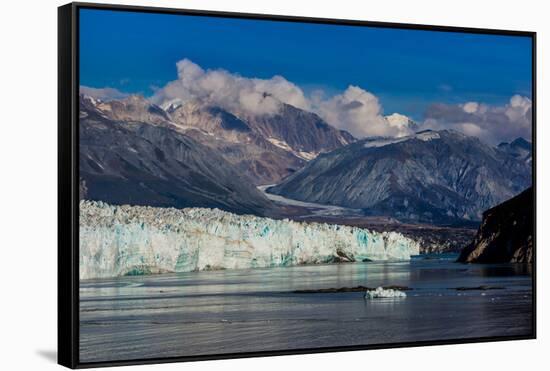 Cruising through Glacier Bay National Park, Alaska, United States of America, North America-Laura Grier-Framed Stretched Canvas