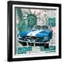 Cruising USA II-Linda Wood-Framed Giclee Print