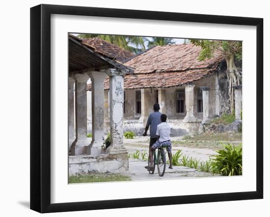 Crumbling Colonial Villas on Ibo Island, Part of the Quirimbas Archipelago, Mozambique-Julian Love-Framed Photographic Print