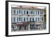 Crumbling old Russian merchant houses, Bandar-e Anzali, Iran, Middle East-James Strachan-Framed Photographic Print