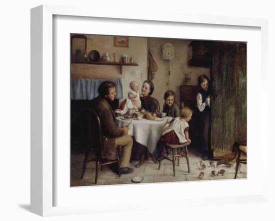 Crumbs from a Poor Man's Table, 1868-Joseph Clark-Framed Giclee Print