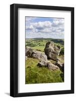 Crummack Dale from Norber Near Austwick, Yorkshire Dales, Yorkshire, England-Mark Sunderland-Framed Photographic Print