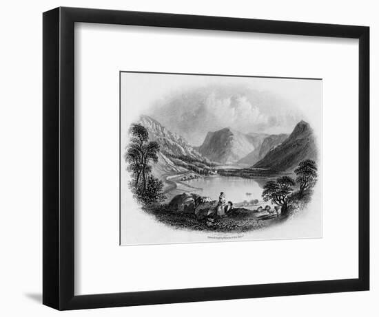 Crummock Water and Buttermere, Lake District-null-Framed Art Print