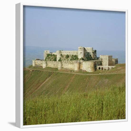 Crusader Castle, Krak Des Chevaliers, Syria-Michael Jenner-Framed Photographic Print