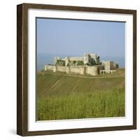 Crusader Castle, Krak Des Chevaliers, Syria-Michael Jenner-Framed Photographic Print