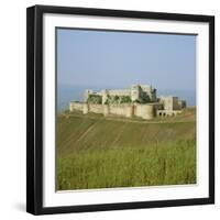 Crusader Castle, Krak Des Chevaliers, Syria-Michael Jenner-Framed Photographic Print